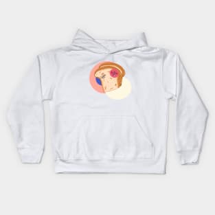 Bun on the round Kids Hoodie